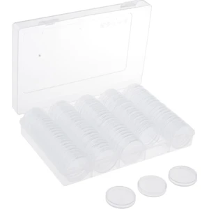 Strade Store 100X Yuvarlak Kapsüllü Set Sike Saklama Kutusu 22.25MM (Yurt Dışından)