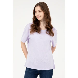 U.S. Polo Assn. Kadın Lila T-Shirt 50248059-VR034