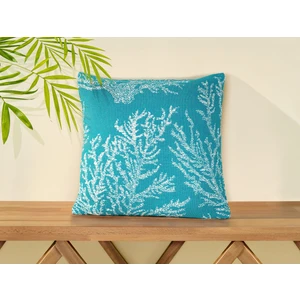 Madame Coco Corin Kırlent Kılıfı - Mint/beyaz - 45X45 cm