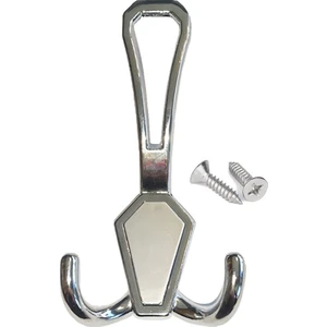 OKÇU KARDEŞLER YAPI MARKET Portmanto Askı Mali Modeli Krom Vestiyer Askısı + Vida