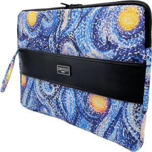 Studio 13-14'' Inç Van Gogh Desen Mavi Su Geçirmez Laptop/macbook/notebook/evrak Kılıfı