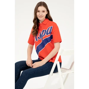 U.S. Polo Assn. Kadın Kırmızı T-Shirt 50249029-VR213