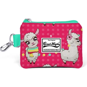 Coral High Kids Neon Mercan Alpaka Desenli Bozuk Para Çantası 21718