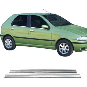 A&G Tuning Fiat Palio Krom Cam Çıtası Tk 1998 Üzeri 4 Parça Paslanmaz Çelik