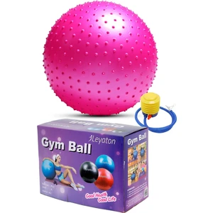Dikenli Yoga  Duyu Pilates Aeorobik Jimnastik Topu 65 cm Pembe