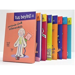 Genç Nesil Yayınları Tuş Beyinli Seti 8 Kitap Takım Yusuf Asal 1.2.3.4.5.6.7.8.kitap Bir Arada