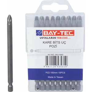 Baytec Bits Uç Kare Yıldız Pz 2X100MM MU1940 5319 - 1 Adet