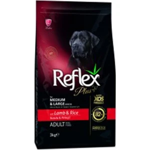 Plus Kuzulu Orta ve Büyük Irk Yetişkin Köpek Maması 3 kg