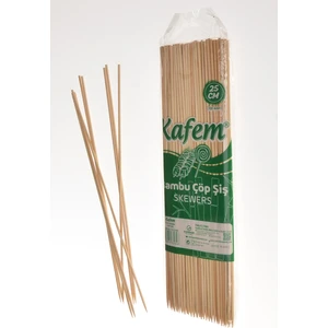 Çöp Şiş Bambu 25 cm 100'lü