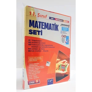 Çap Yayınları 11. Sınıf Matematik Seti 2023 Yeni Dijital Kitap Hediyeli