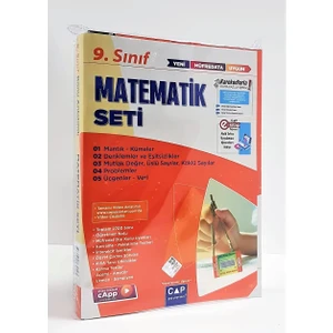 Çap Yayınları 9. Sınıf Matematik Seti 2023 Dijital Kitap Hediyeli