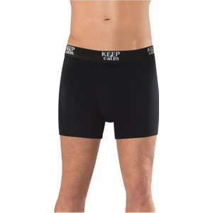 5 Adet Siyah Renk Likralı Modal Boxer