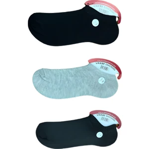 3 Çift Karışık Renk Sneaker Çorap