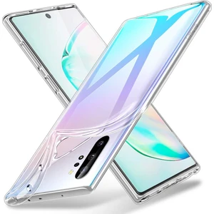 Samsung Galaxy Note 10 Plus Uyumlu Kılıf Case, Soft, Transparent, Şeffaf Ultra Esnek Ince Silikon