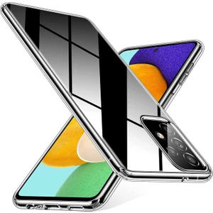 Samsung Galaxy A73 Uyumlu Kılıf Case, Soft, Transparent, Şeffaf Ultra Esnek Ince Silikon