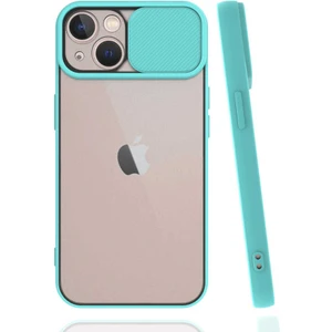 Apple iPhone 13 Uyumlu Kılıf Kayar Sürgülü Lens Koruma Sliding Lens Protective Case