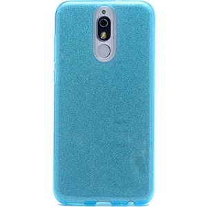 Huawei Mate 10 Lite Uyumlu Kılıf Simli Pırıltı Koleksiyonu Çift Katmanlı Pürüzsüz Yüzey