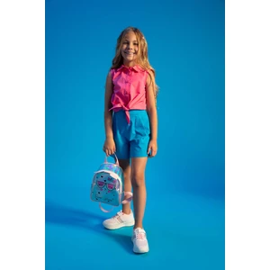 Kız Çocuk Regular Fit Poplin Şort Y0139A622SM