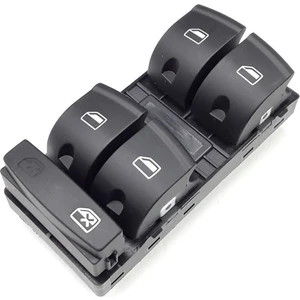 Audi Q7 2007-2009 Sol Ön Kapı Dörtlü Cam Açma Düğmesi Takımı 4F0959851F