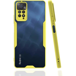 Kzy Xiaomi Redmi Note 11 Pro 5g Global Kılıf Kamera Korumalı Colorful Kapak - Sarı