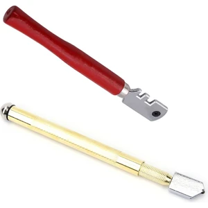 Cam Kesici Elmas Seti 2 Parça Elmas Kendinden Yağlamalı 6lı Elmaslı Cam Kesici Takımı