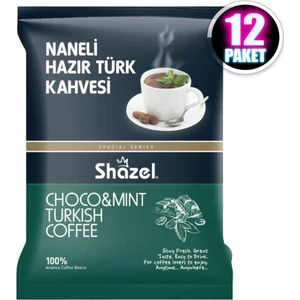 Naneli Hazır Türk Kahvesi 100 gr 12 Paket