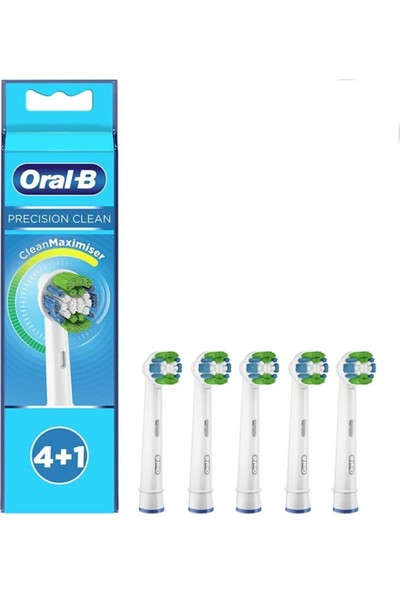 Oral-B Şarjlı Diş Fırçası Yedek Başlığı Precision Clean Anti Bakteriyel 5 Adet