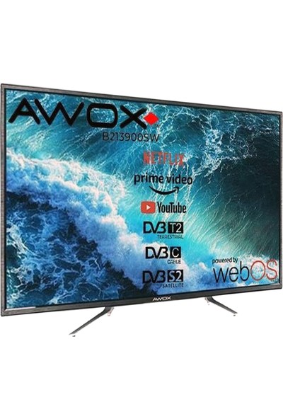 Awox B213900SW 39'' 99 Ekran Uydu Alıcılı HD webOS Smart LED TV