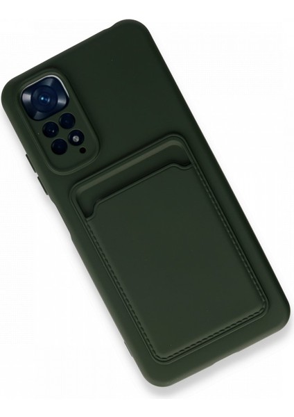 Xiaomi Redmi Note 11 Kılıf Kartvizitli Kamera Korumalı Silikon Kelvin