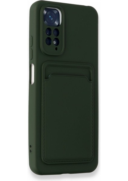 Xiaomi Redmi Note 11 Kılıf Kartvizitli Kamera Korumalı Silikon Kelvin