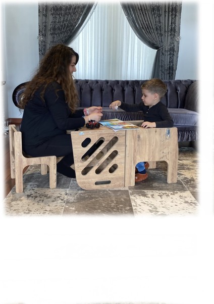 Katlanır Öğrenme Kulesi / Montessori Tower