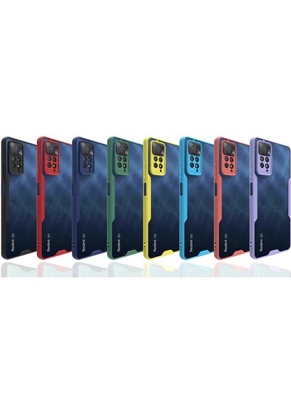 Xiaomi Redmi Note 11 Pro 5g Global Kılıf Kamera Korumalı Colorful Kapak - Siyah