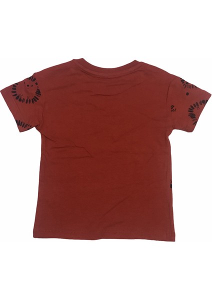 T-Shirt Kirpi Baskılı Turuncu fiyatları