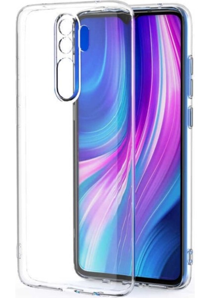 Xiaomi Redmi Note 8 Pro Kamera Korumalı Kılıf Şeffaf Silikon Kılıf