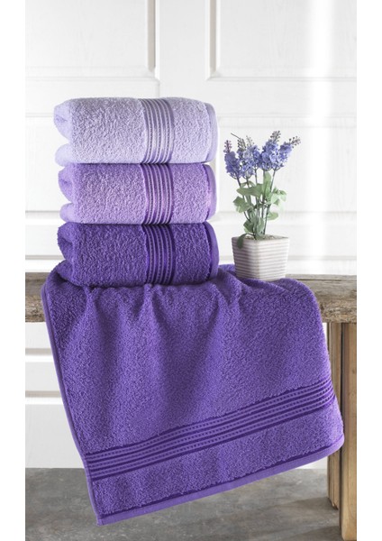 Alia Soft 50X90 cm 3'lü El ve Yüz Havlu Seti