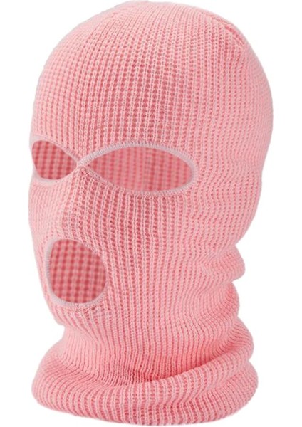 Yetişkin Unisex 3 Delik Örme Balaclava Tam Kapsama Maske (Yurt Dışından)