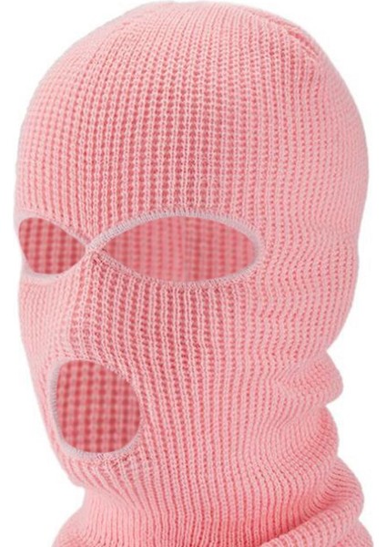 Yetişkin Unisex 3 Delik Örme Balaclava Tam Kapsama Maske (Yurt Dışından)