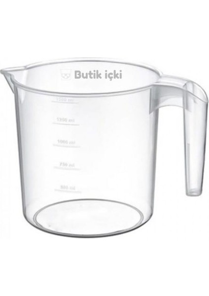 Butik Içki Sıvı Ölçü Kabı 1 Lt
