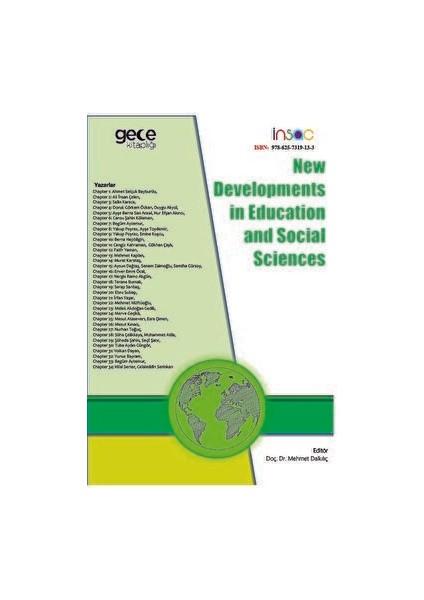 New Developments In Education And Social Sciences