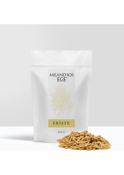 Meandros Ege Sade Erişte (Köy Yumurtalı - Ev Yapımı) 500 gr