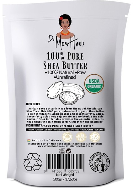 Dr. Mom Hand Afrika  Shea Yağı (Butter) 500 gr