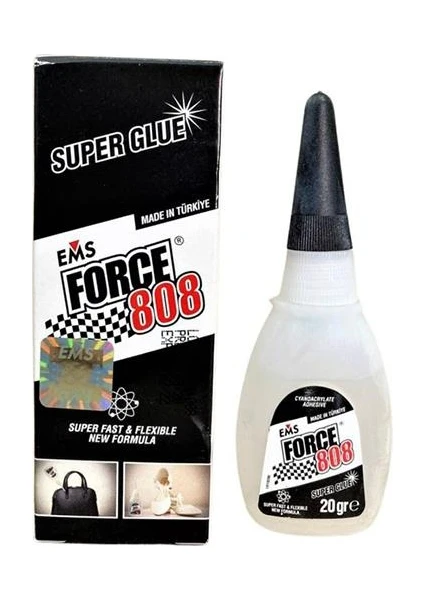 Force 808 Süper Hızlı ve Kuvvetli Yapıştırıcı 50 gr