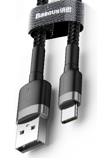 Cafule USB Type C 2metre 2.0A Hızlı Şarj Halat USB Kablo