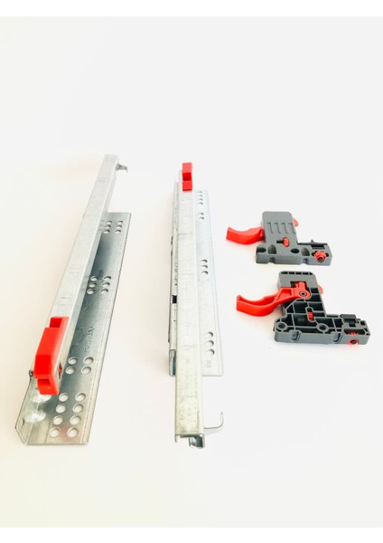 Ultimade Slide Frenli Çekmece Rayı Kısmi Açılım (Tek Açılım) 35 cm