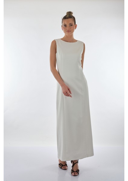 Minimalist Kolsuz Maxi Elbise - Günlük & Özel Gün fiyatları