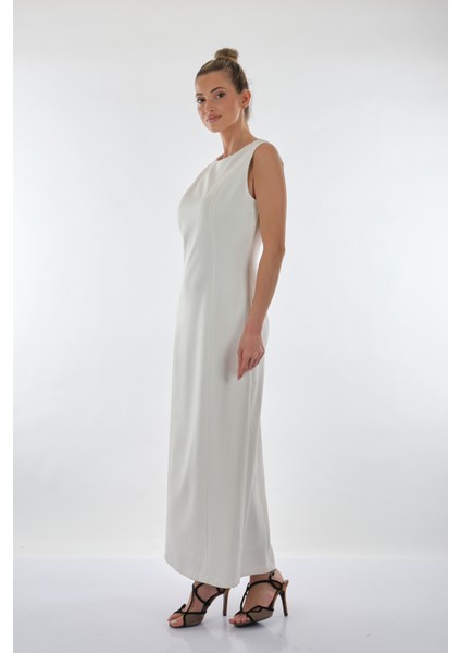 Minimalist Kolsuz Maxi Elbise - Günlük & Özel Gün modelleri