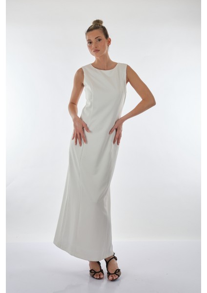 Minimalist Kolsuz Maxi Elbise - Günlük & Özel Gün indirimleri