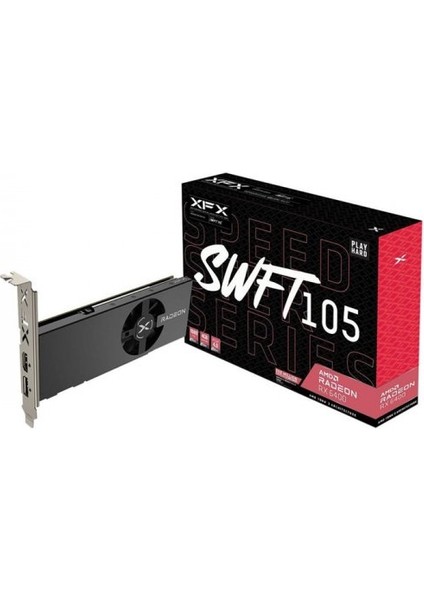 xfx Speedster Swft 105 AMD Radeon RX 6400 4gb GDDR6 64BIT Dx12 Gaming Ekran Karti (RX-64xL4SFG2)