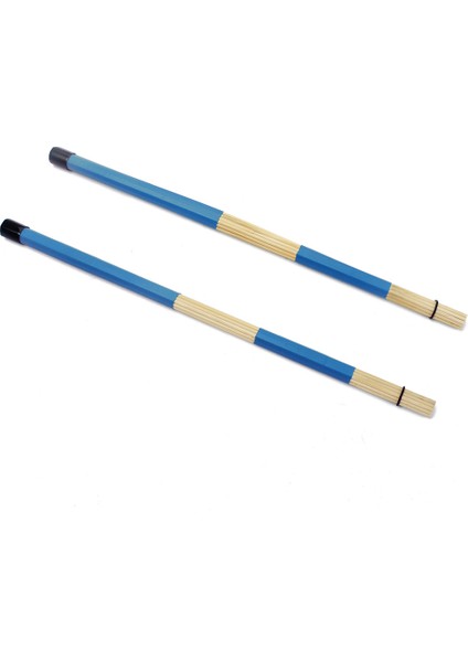F Fityle 2 Adet Bambu Çubuklar Caz Halk Müzik Parçaları İçin Çırpıcı Çubuklar Mavi 405 mm. (Yurt Dışından)