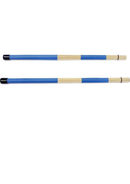 F Fityle 2 Adet Bambu Çubuklar Caz Halk Müzik Parçaları İçin Çırpıcı Çubuklar Mavi 405 mm. (Yurt Dışından)
